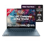 Lenovo Yoga Slim 7 AMD Ryzen AI 7 350 (32GB RAM/1TB SSD/14 (35.5cm)/WUXGA OLED/Copilot+ PC/Windows 11/Microsoft 365 Basic + Office Home 2024 + Lenovo AI Now/1Yr ADP Free/Teal/1.19Kg), 83JY0069IN