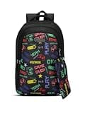 Lavie Sport Play 36L Black Backpack | Fits Upto 15 Inch Laptop | Organizer & Bottle Holder |Pencil Pouch | Gift for Men, Women, Boys, Girls | Laptop Sleeve for School & College