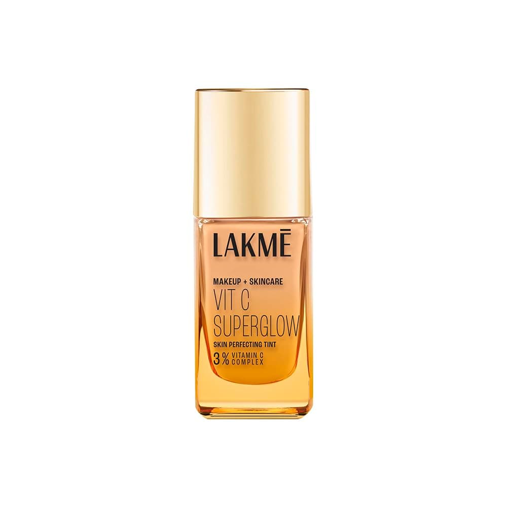 Lakme Makeup+Skincare VitC Superglow Skin Perfecting Tint Warm Crème W120 25ml
