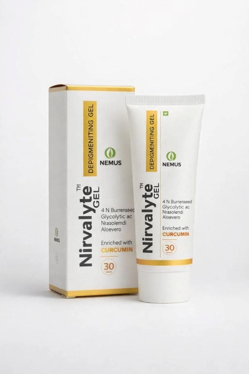 Nemus Nirvalyte Depigmenting Gel, Enriched with Curcumin, Aloevera, 30g
