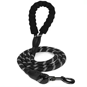 Reflective Adjustable Pet Leash for Dogs and Cats| Durable and Comfortable| Strong Nylon with Padded Handle| Straps Dogs Perfect for Harness and Neck Collar Belts