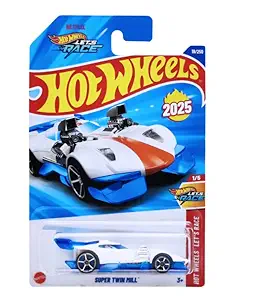 Hot Wheels Super Twin Mill Lets Race Ages 3 and Up by Small CLAP (White)