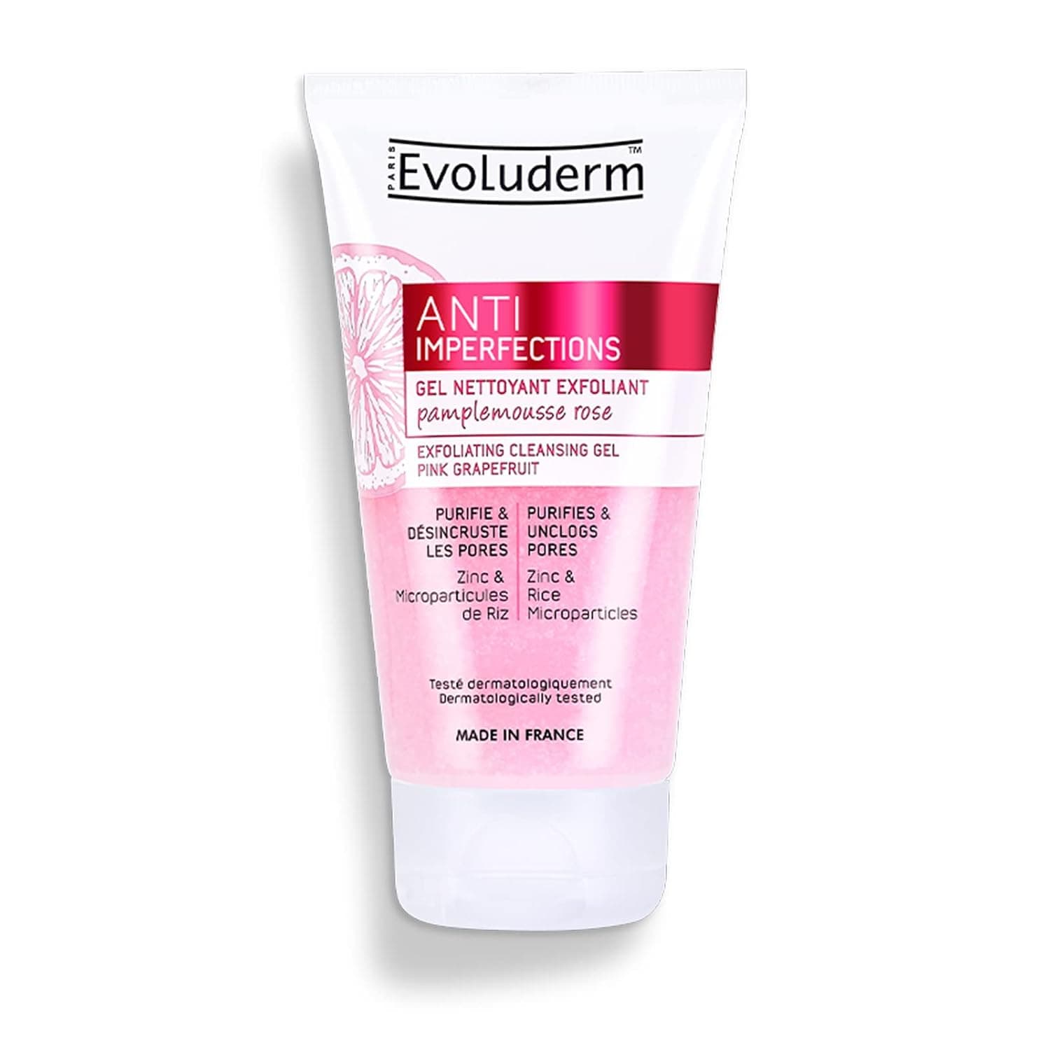 Evoluderm Anti Imperfection Exfoliating Face Cleansing Gel | Deeply Cleanses and Purifies the Skin 150 ml