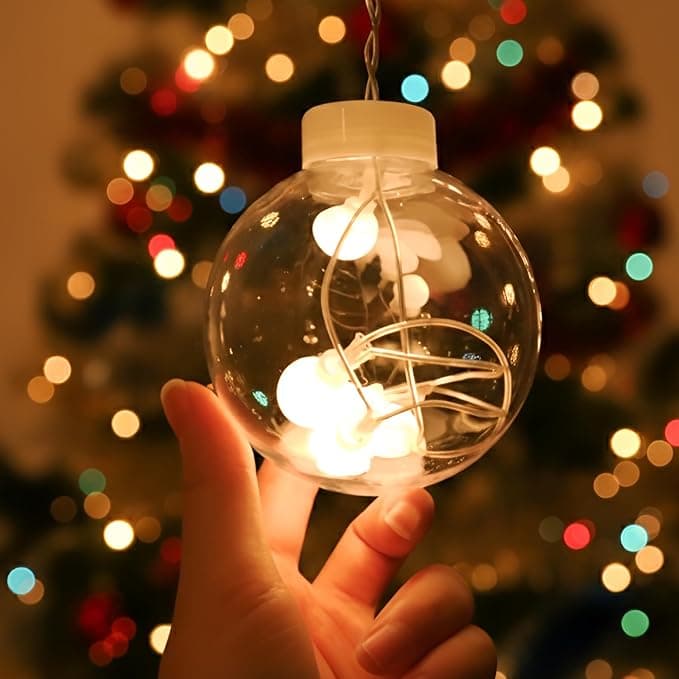 Gigawatts Fairy Curtain String Light with Ball Shape Orbs 138 LEDs 2.5m Indoor & Outdoor Decoration Lights for Home Diwali Christmas Wedding and Party (Pack of 1, Multicolour)