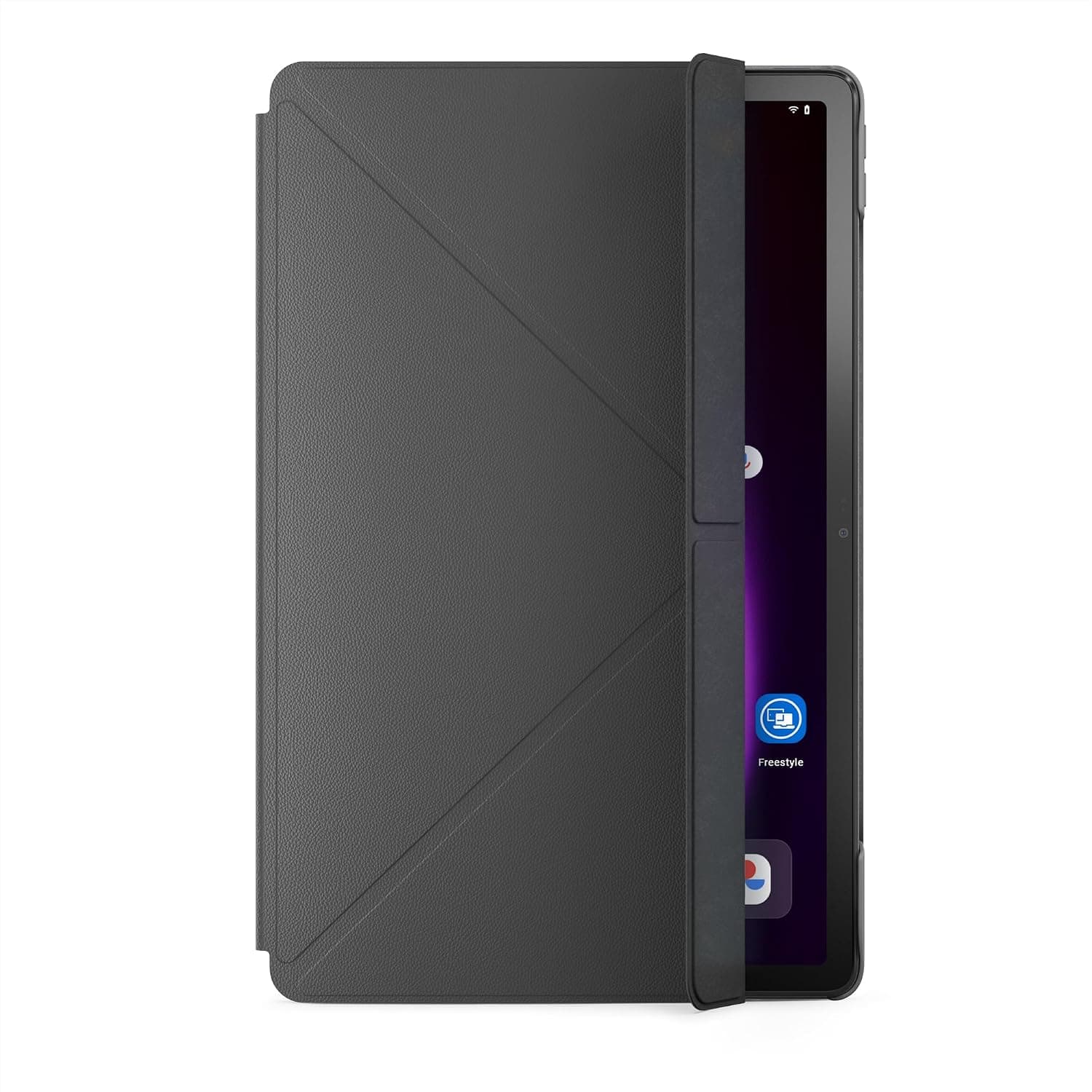 Lenovo Slim Folio Case/Cover for Tab P11 2nd Gen with a Built-in Pen Holder (Suitable for Lenovo Tab P11 2nd Gen, Screen – 11.5 Inch, Storm Grey, [Auto Sleep/Wake Case], ZG38C04531)