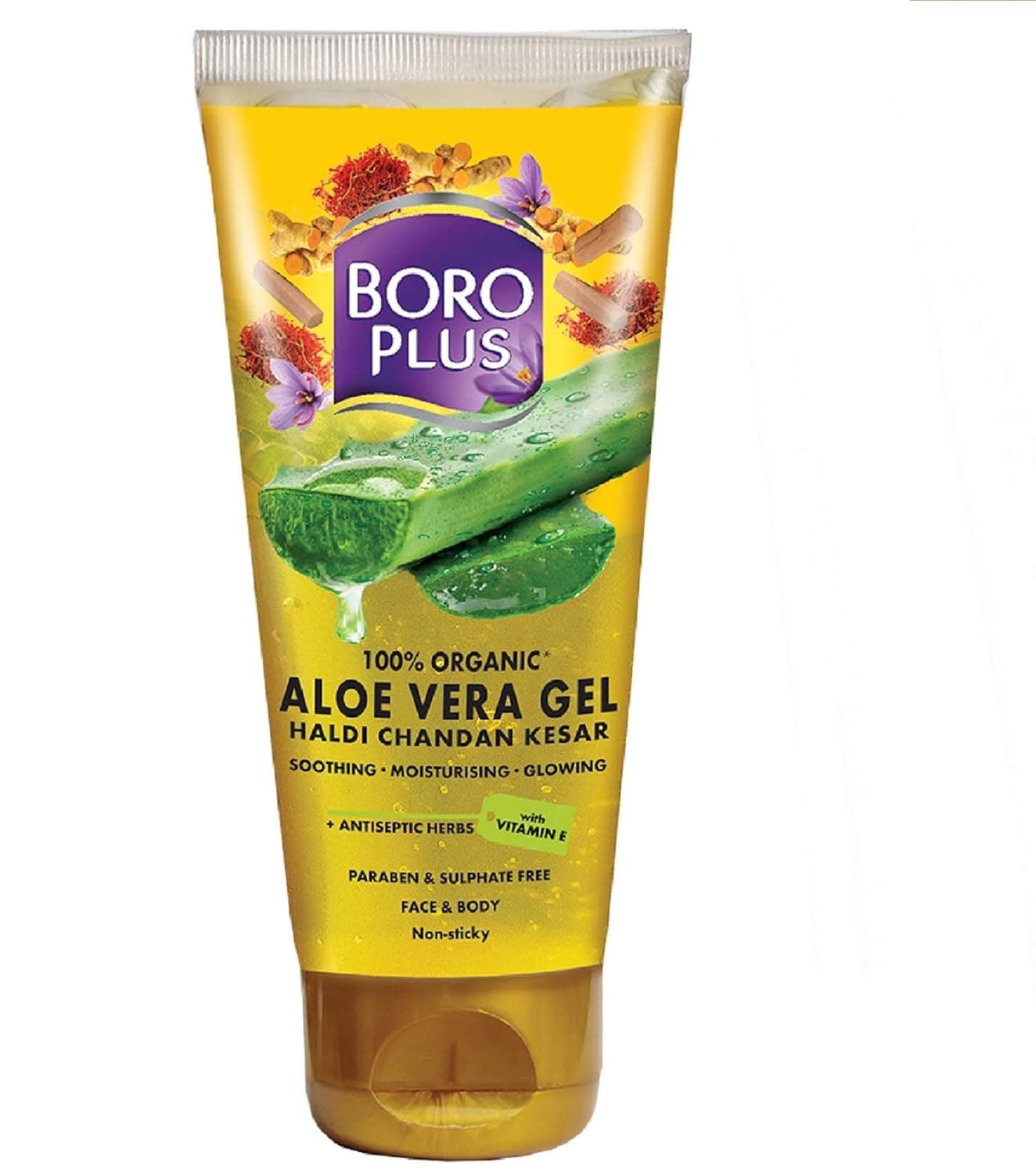 BoroPlus Aloe Gel Haldi Chandan Kesar, 150 ml