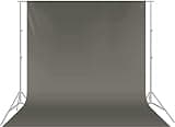 Hanumex® 8 x 10.5 FT Grey Backdrop Background for Photography Backdrop, Photoshoot Background,Video Production, Home Decoration, Weddings, Newborns, Product Photography, Screen Video Recording