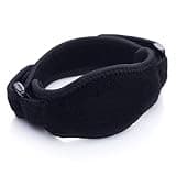 DIALDRCARE Neoprene Elbow Brace For Tendonitis Pain Relief, Forearm Pain, Physical Therapy-Adjustable Elbow Strap Support With Compression Pad (Black) (1)