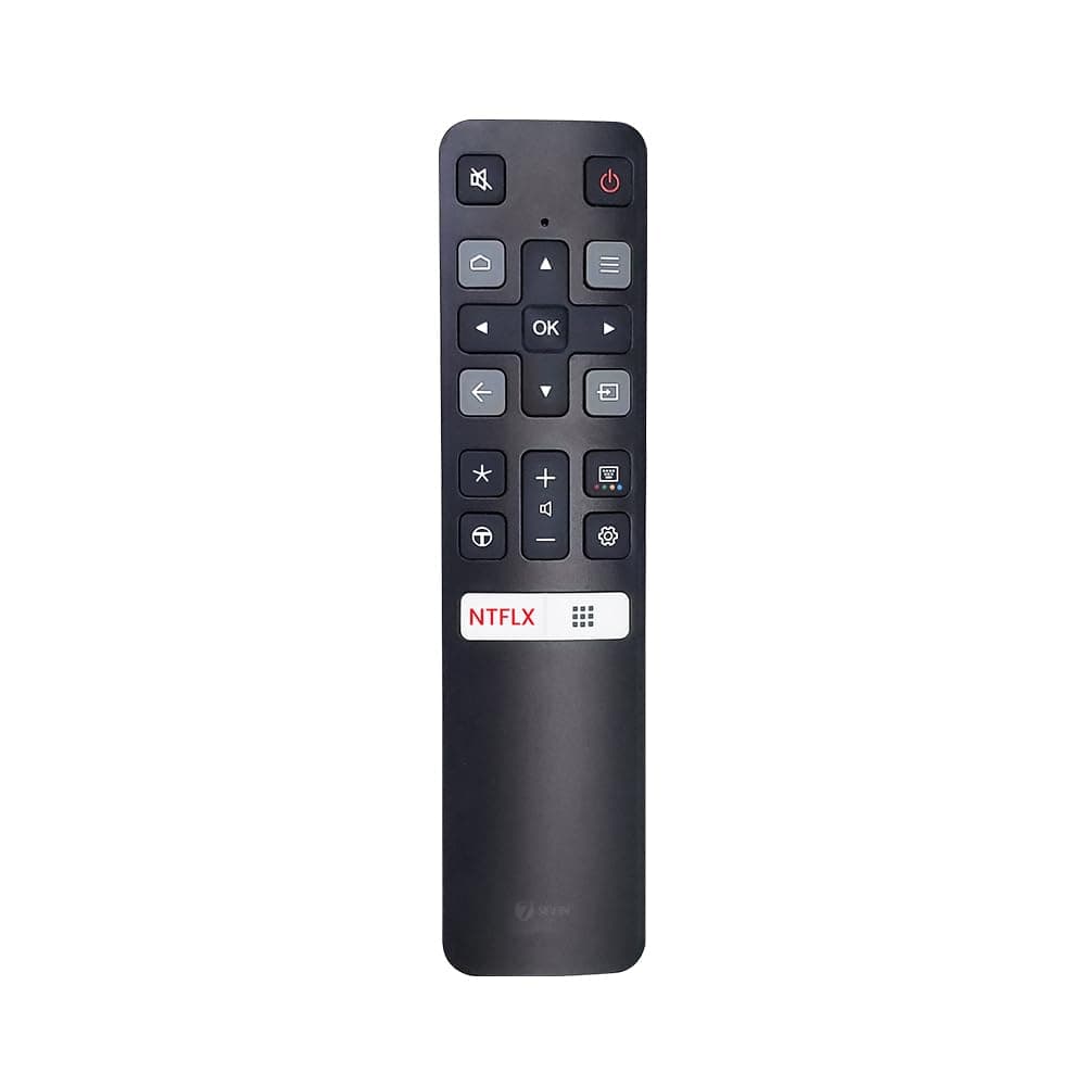 7 SEVEN® Compatible With TCL Tv Remote Original RC802V Model Suitable For Any Iffalcon TCL Smart Android 4K FHD UHD QLED Television No Voice Command Or Google Assistance Feature