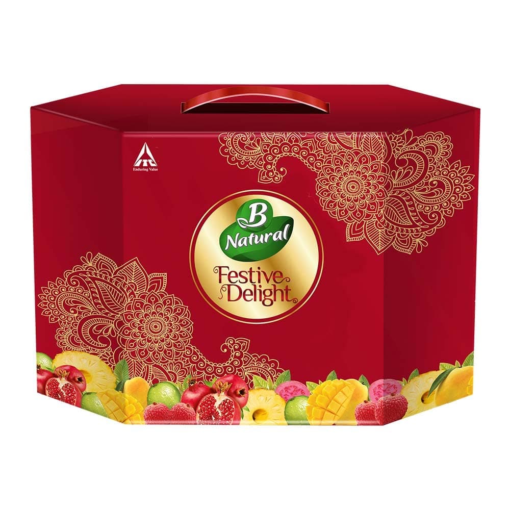 B Natural Grand Celebration pack, 3L, Combo of Apple x 1, Guava x 1, Mixed Fruit x 1