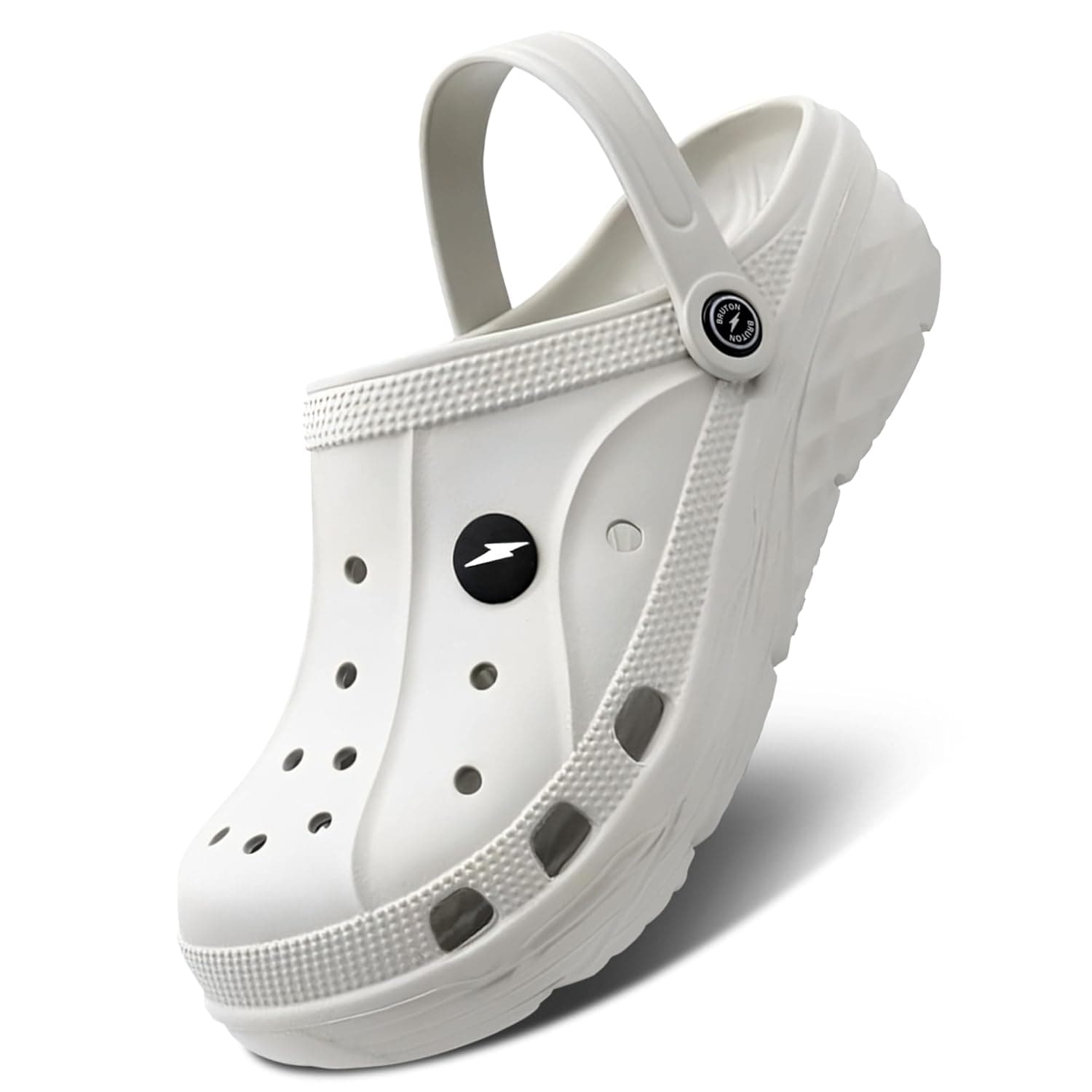 BRUTON Extra Soft Men's Classic Casual Sandals/Clogs Adjustable Back Strap | Lightweight | Stylish & Non-Slip | Waterproof & Everyday Mules for Men & Boys