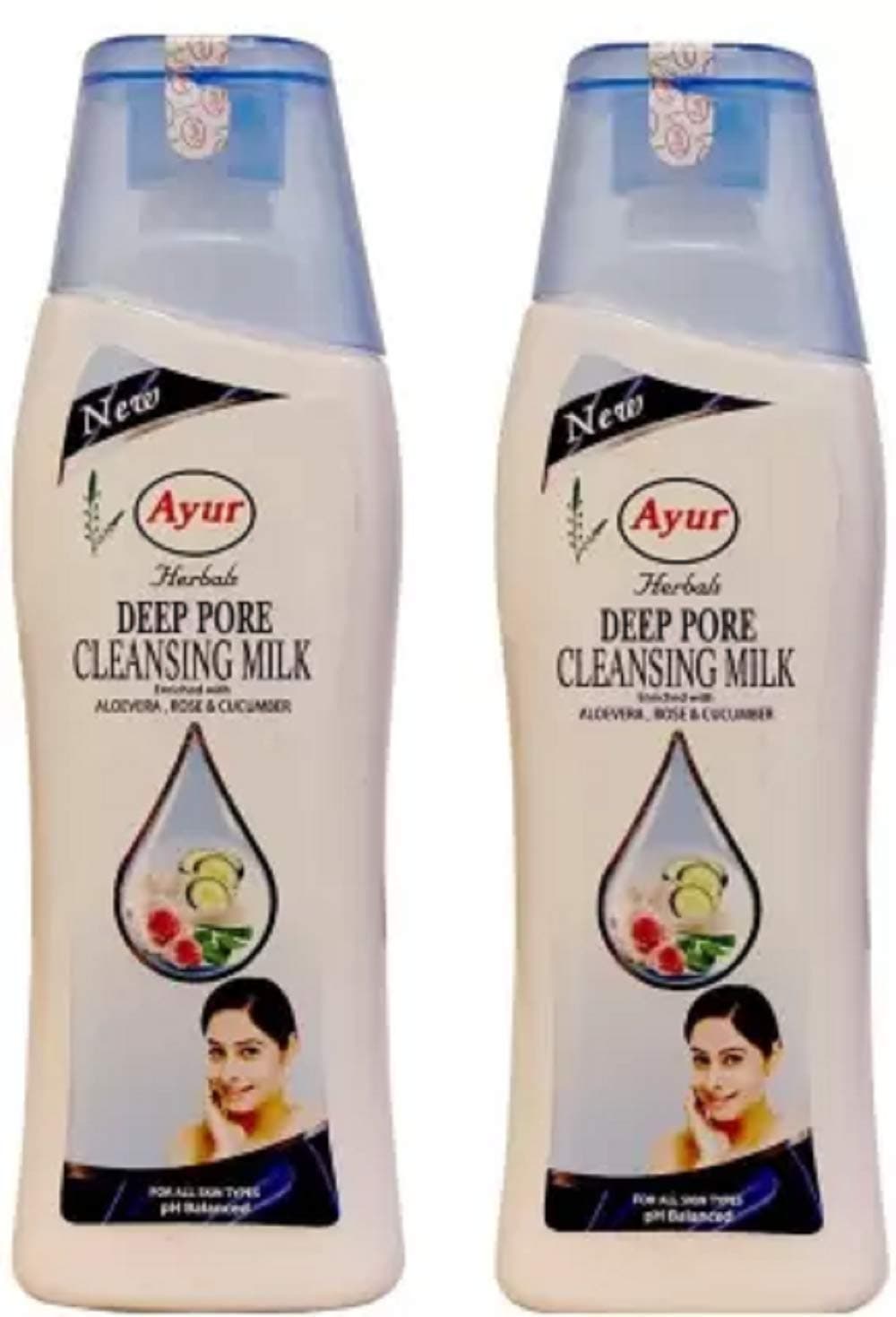 ayur Deep Pure Cleansing Milk 200ml (pack of 2) (400 ml)