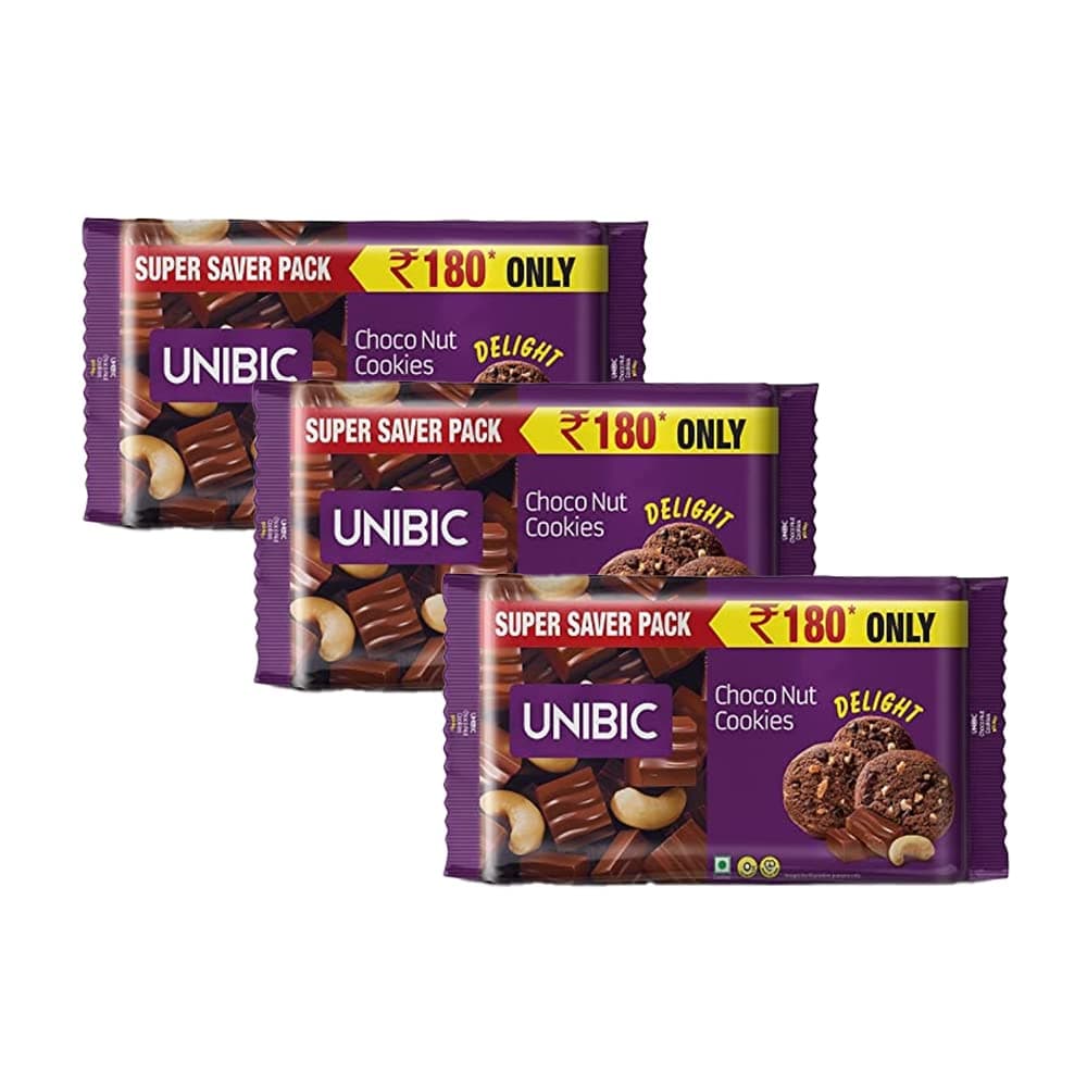 Unibic Foods Choco Nut Cookies - 500gm (Pack of 3)
