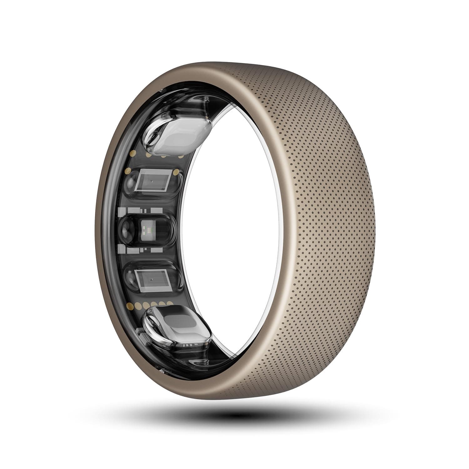 Amazfit Helio Smart Ring, Wearable Fitness Tracker, Sleep Heart Rate Health Monitor, No App Subscription, 4 Days Battery Life, Fast Wireless Charging, 10 ATM Water-Resistance (Size 8)