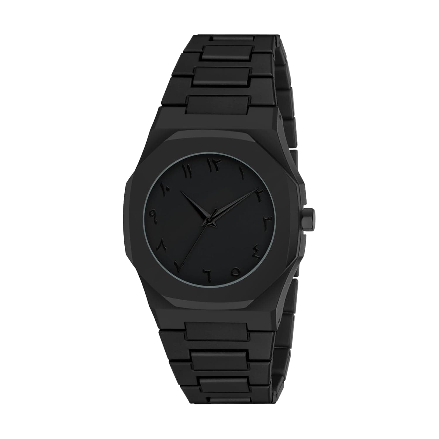 Matrix Arabian | Aura Dial & Polycarbonate Strap Analog Watch for Men & Boys (Black)