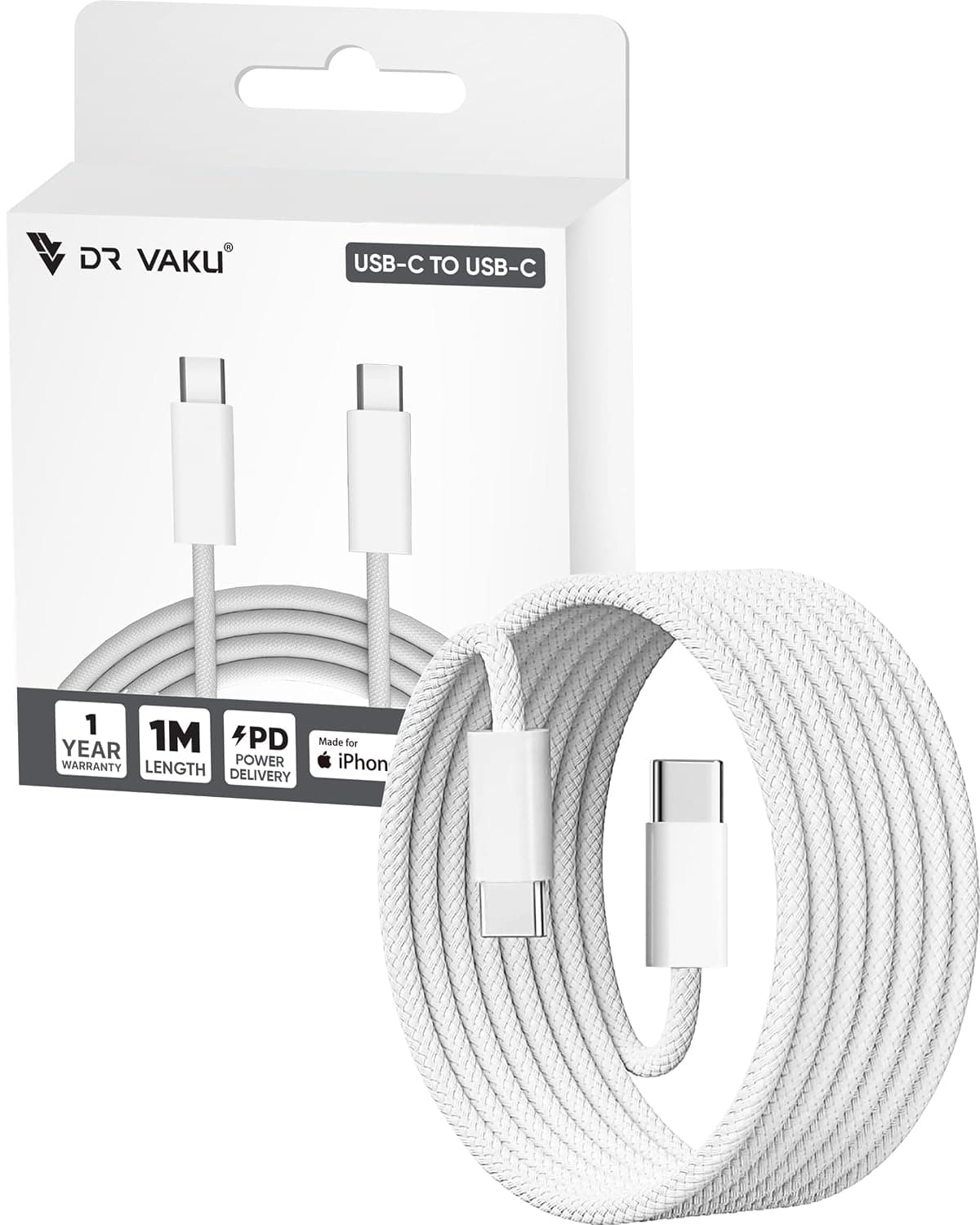 iPhone Charger Cable(MFi Certified) Type C to Type C Cable for iPhone 17/17 Air/17 Pro/17 Pro Max, 16/16 Plus/16 Pro/16 Pro Max, iPhone 15, Samsung Galaxy S24/S23/S22/S21 FE Laptop & Other Devices