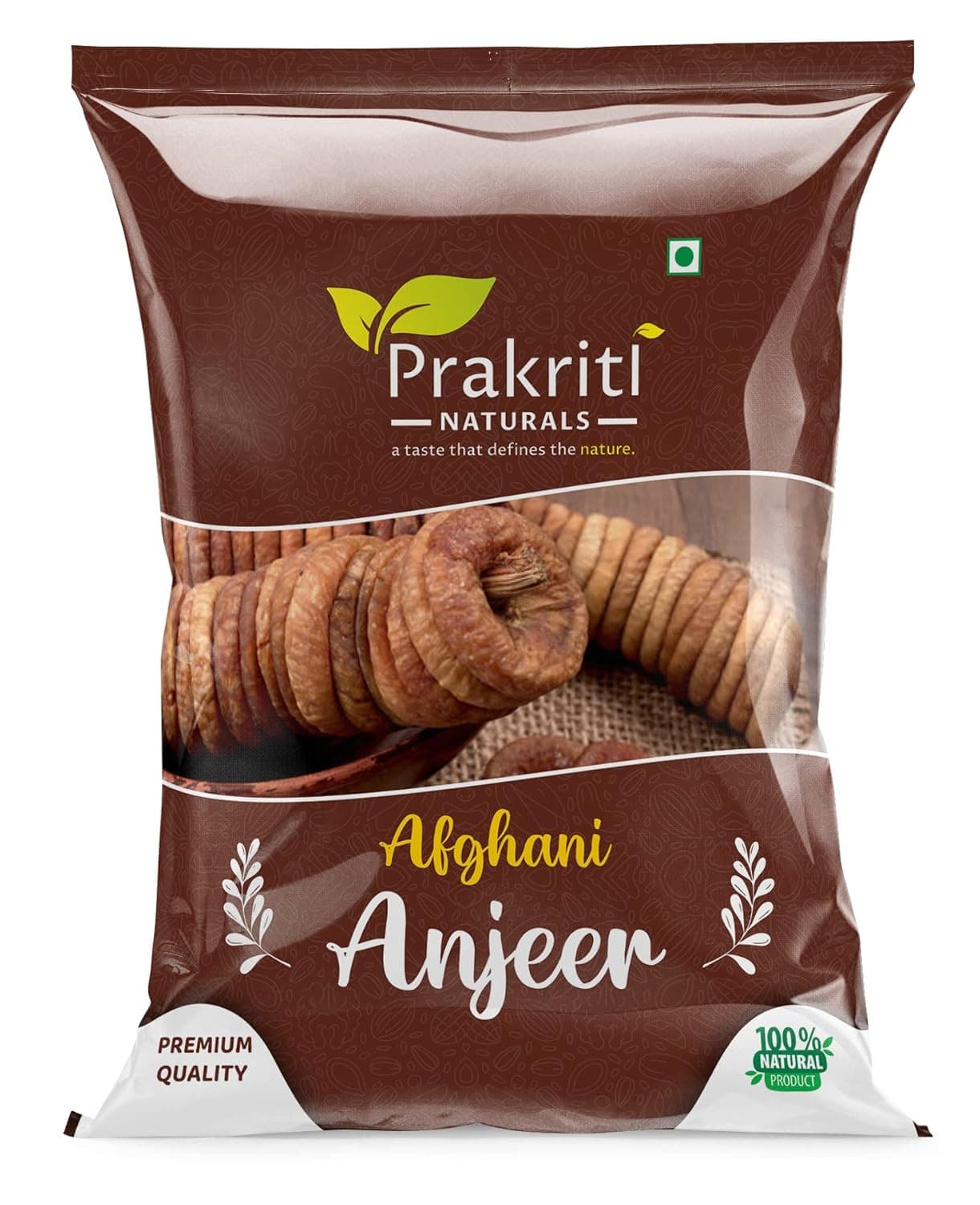 Prakriti Naturals Afghani Anjeer Figs - Dried Figs Dry Fruits for body mass loss, Good for Physical Health, Increases Immunity and Purify the Blood (figs, 1 KG)