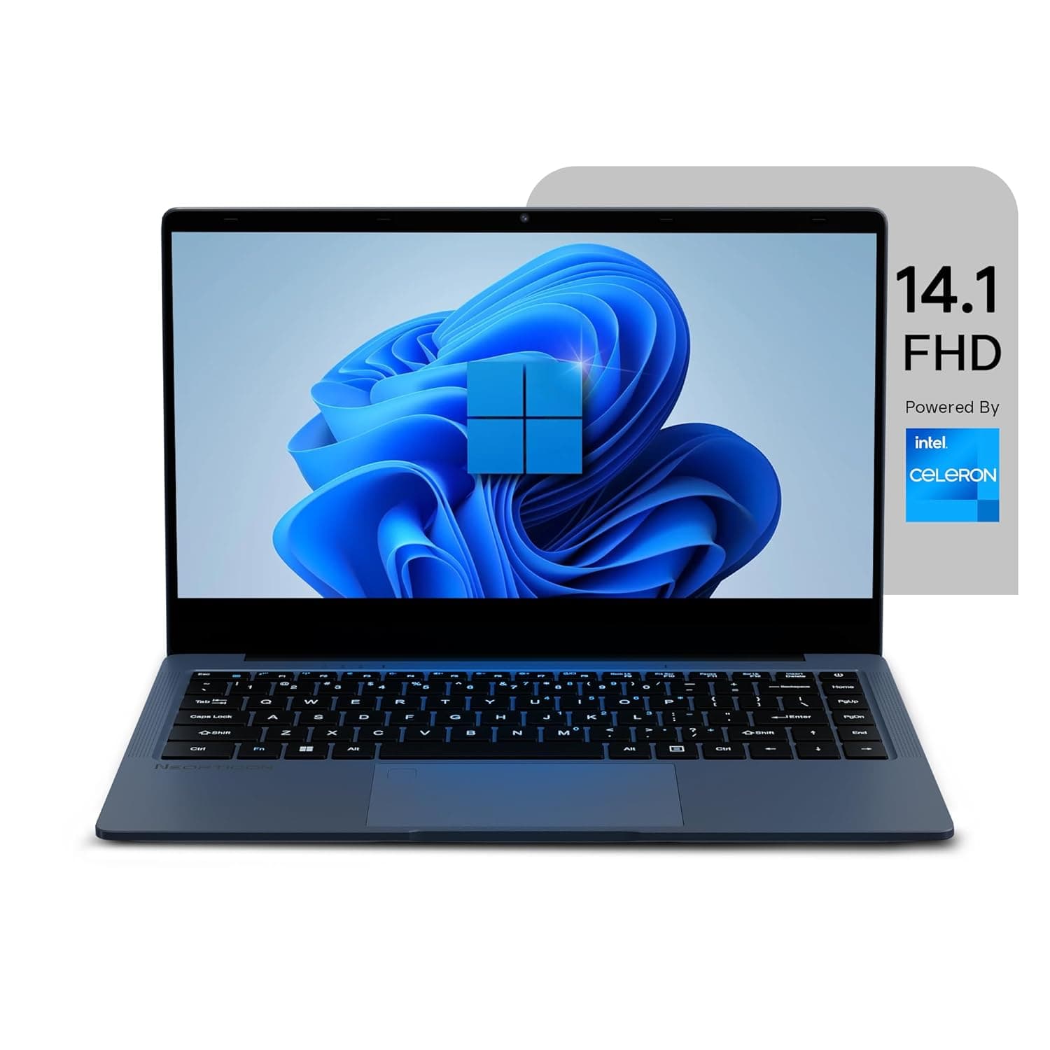 BrowseBook 14.1" FHD IPS Laptop | Best Student & Office Work Laptop | Celeron N4020 | 4GB RAM | 128GB SSD | Windows 11 | 38Wh | 1.3kg | Grey