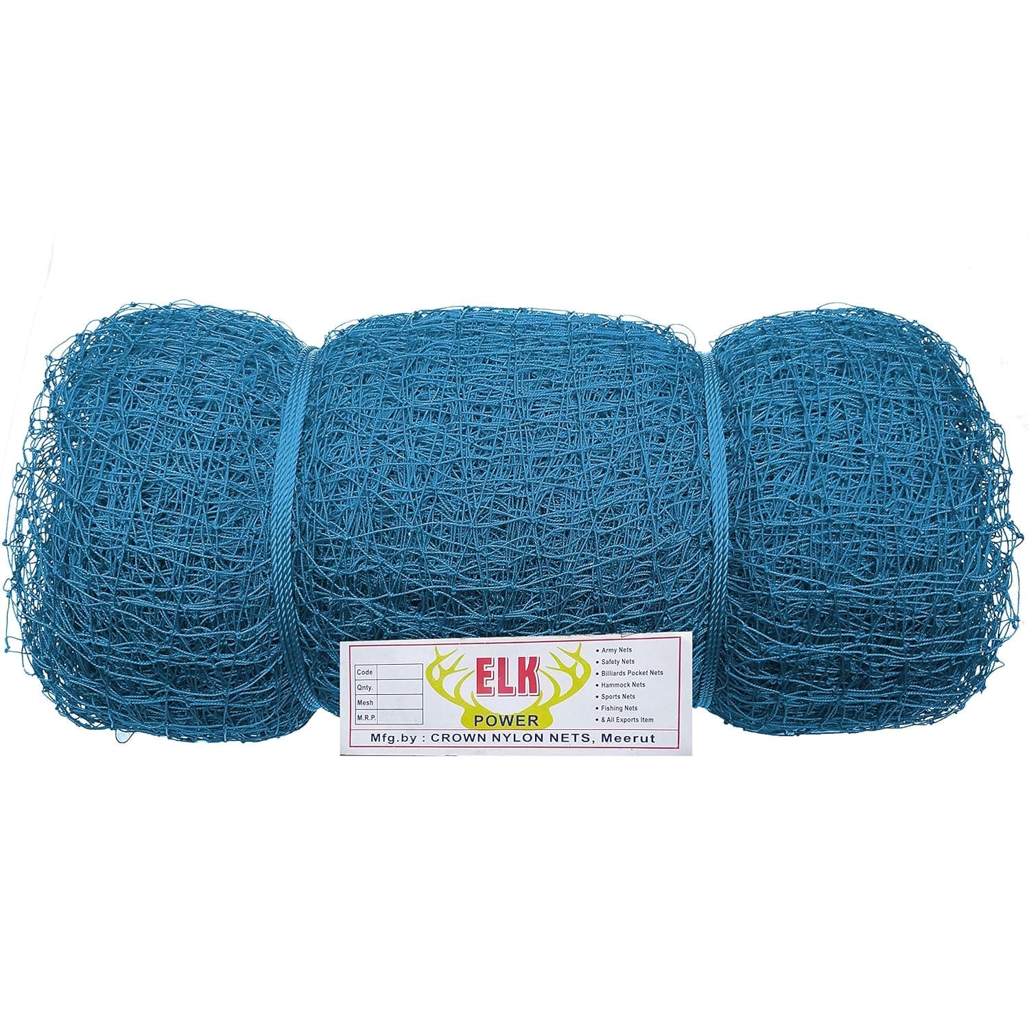 Elk Power 50x12x15 Nylon 50X12X15 Foot Cricket Blue Net